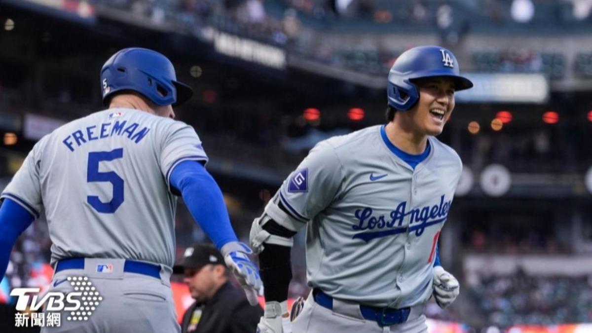 洛杉磯道奇隊球星大谷翔平。(圖/達志影像美聯社)