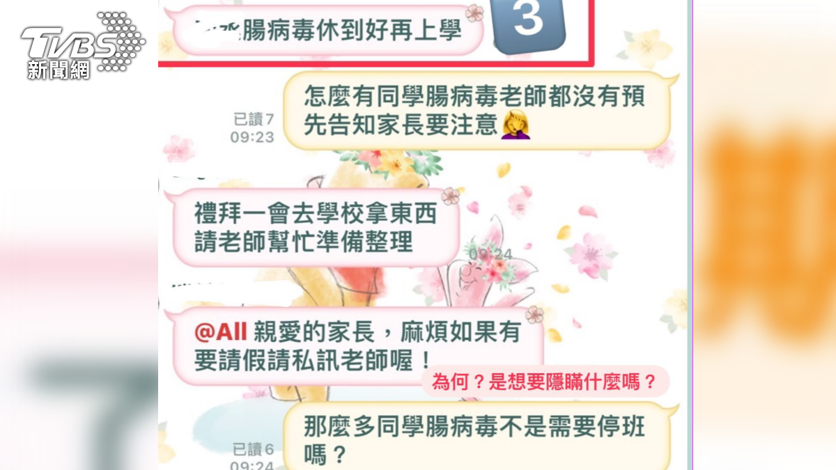 園方疑似隱瞞學童腸病毒疫情。(圖/民眾提供)