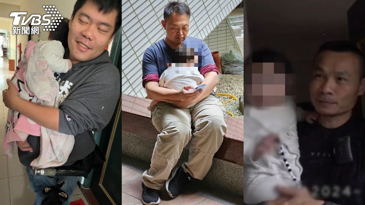 鐵漢柔情!父母販毒被逮「8個月大娃沒人顧」 台中警當最強奶爸