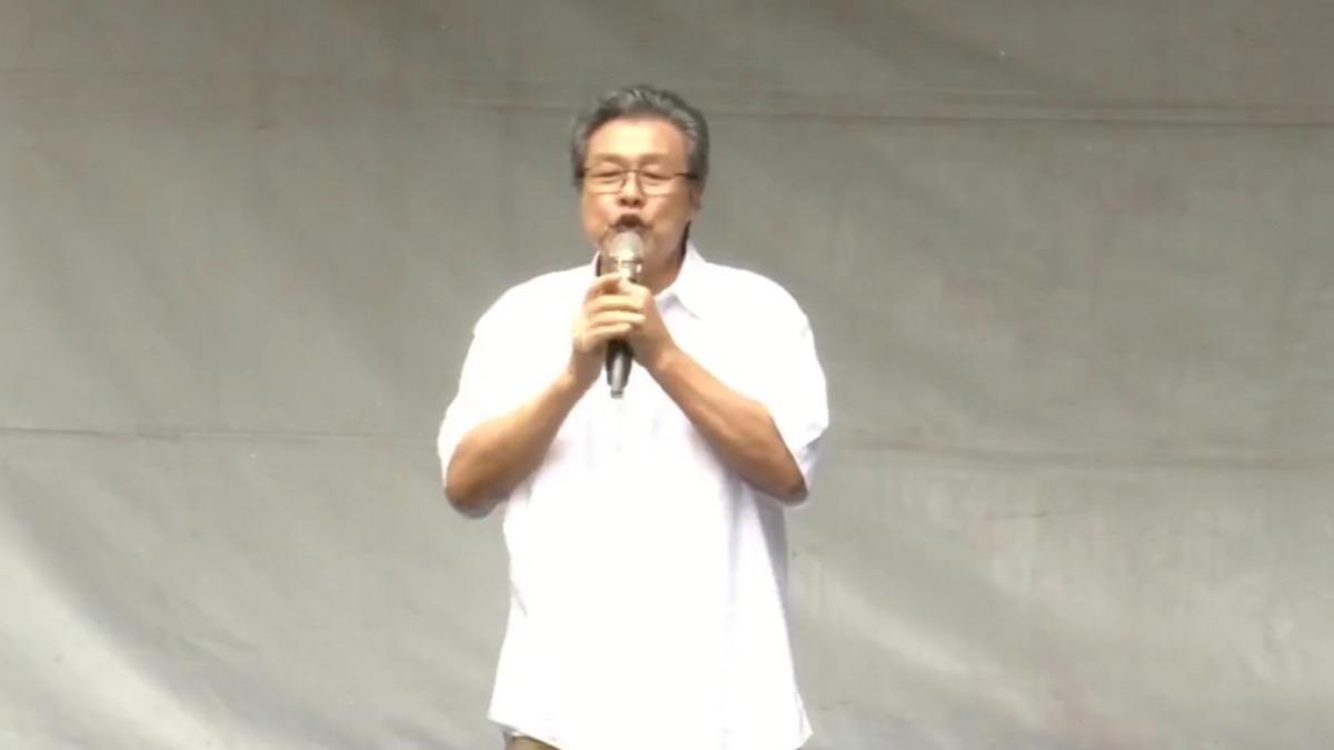楊烈怒斥國會「黑箱作業」。(圖/翻攝自臉書)