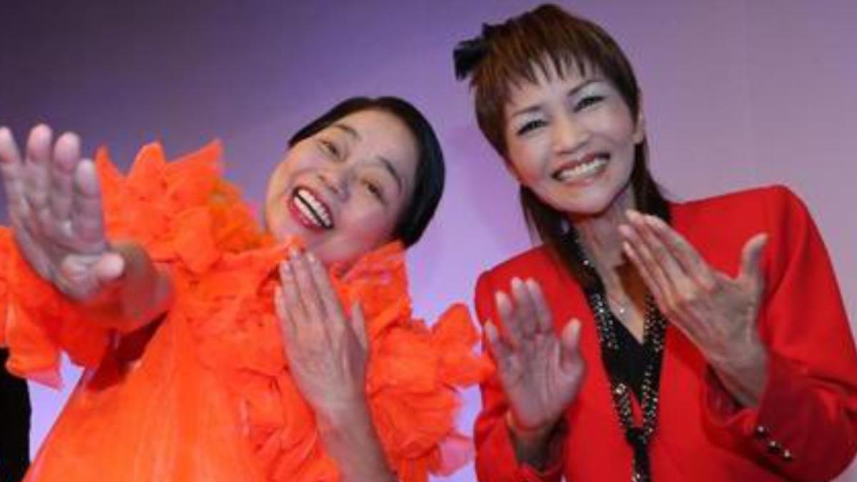 酒井末子與搭檔里谷正子以感情好聞名。(圖/翻攝自X@luquitwora)