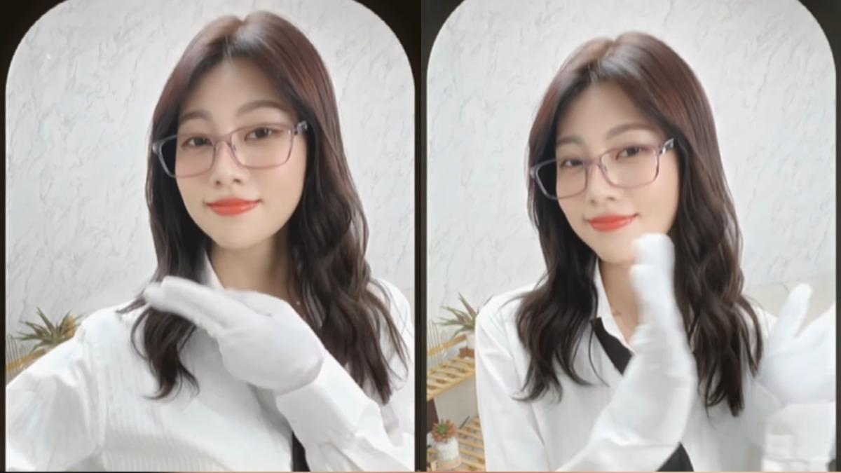 阿部瑪利亞模仿〈晚安大小姐 잘자요 아가씨〉。(圖/翻攝自阿部瑪利亞IG)