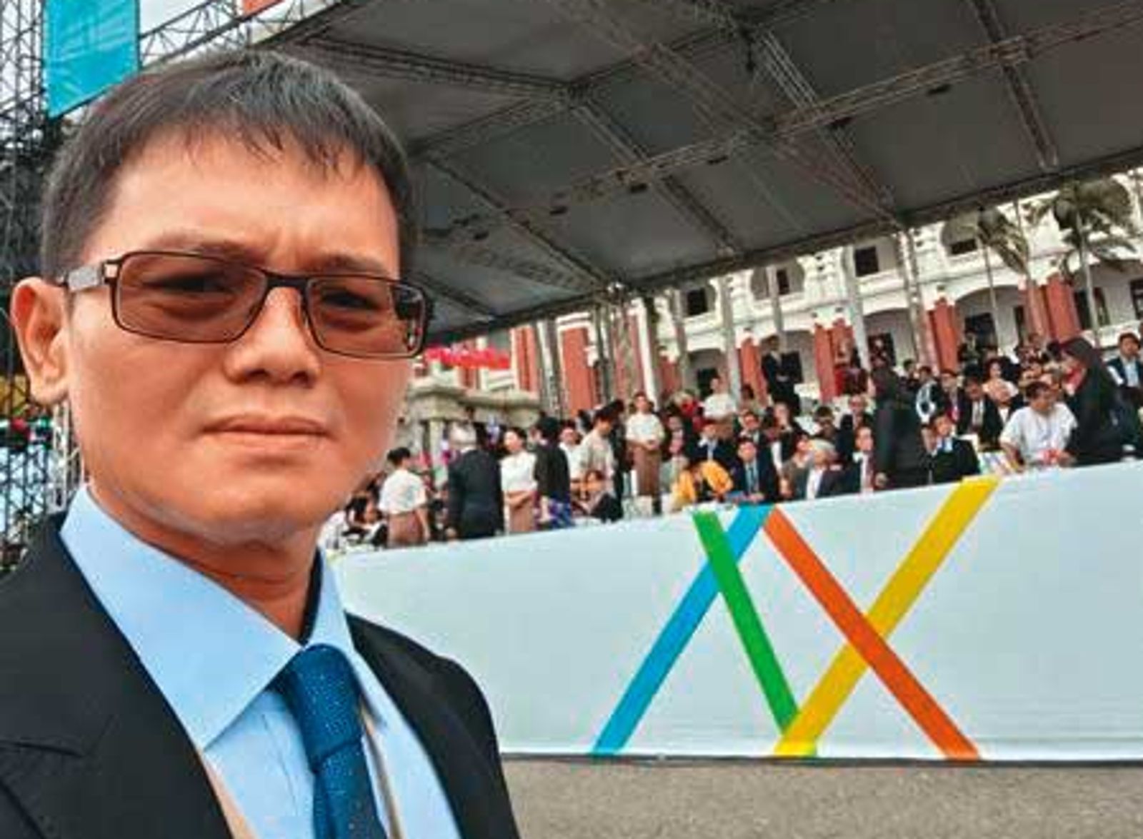 城市健康集團負責人黃成德遭控是長照蟑螂,霸占懷寧護理之家。(圖/翻攝自黃成德臉書)