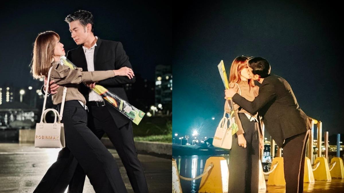 雨夜擁吻同劇女星!本土男星遭「老婆抓包」 一看怒:今晚睡陽台