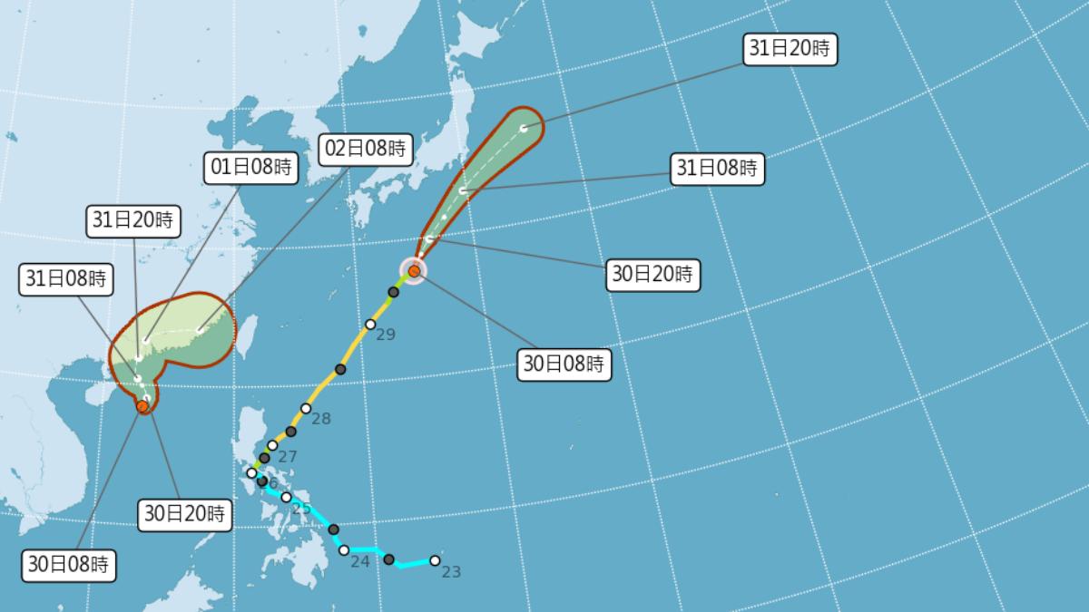 快訊/輕颱「馬力斯」最快明上午生成 預估路徑曝光