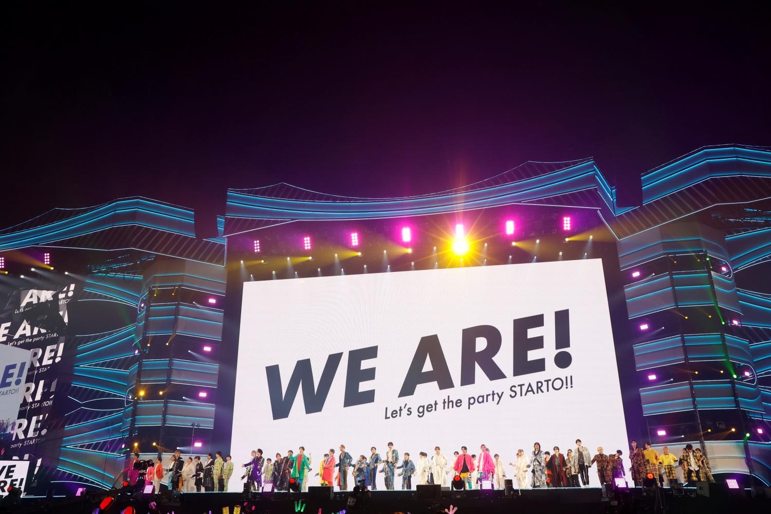 STARTO娛樂才舉辦豪華大拜拜等級的「WE ARE!」演唱會,可惜深田龍生、矢花黎未能前往見習。(圖/大鴻藝術、STARTO娛樂提供)