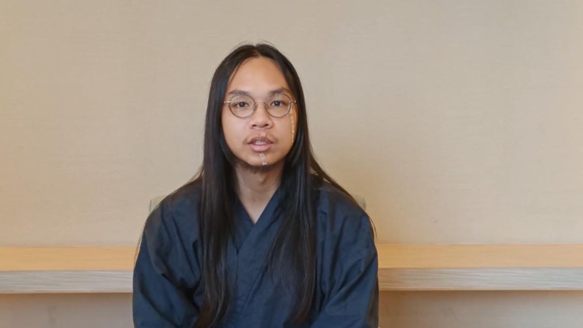 中捷事件第10天，英勇長髮哥出院。（圖／林新醫院提供）