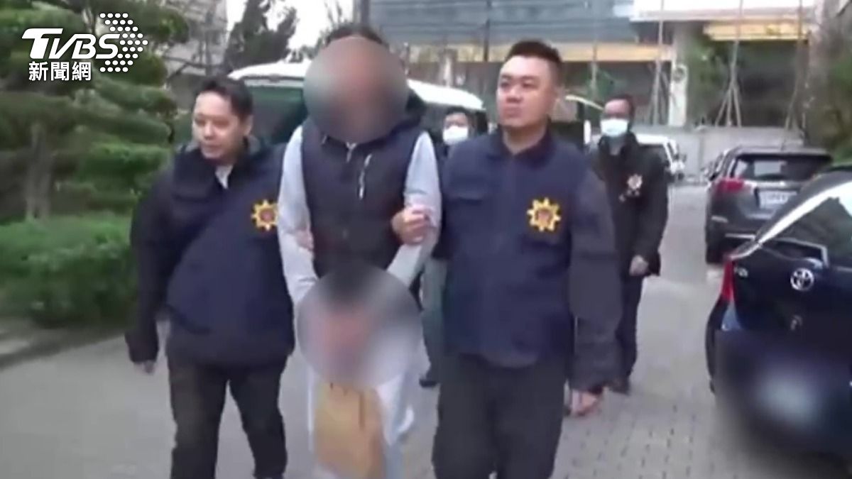 竹聯幫豹堂陳姓主嫌等共犯遭警方移送法辦。(圖/TVBS)