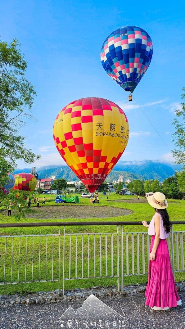 「熱氣球繫留體驗」每人500元，體驗５～７分鐘的升空飛行時光。（圖／宜蘭ㄚ欣的美食日誌提供）