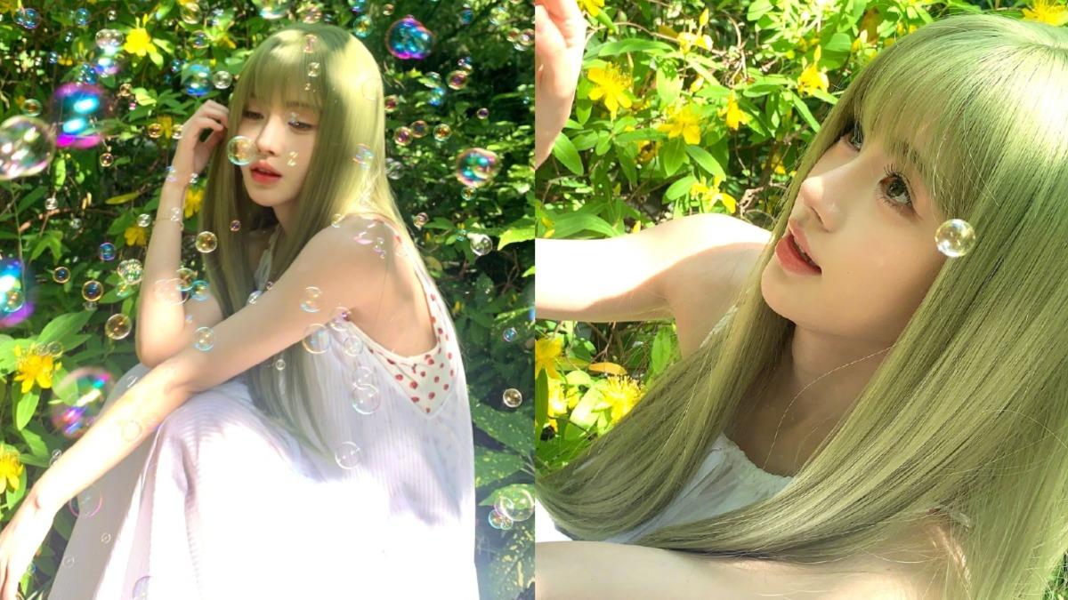 鞠婧禕美照曝光不到5小時就吸引40萬人按讚,並一度攻上微博熱搜。(圖/翻攝自鞠婧禕微博)