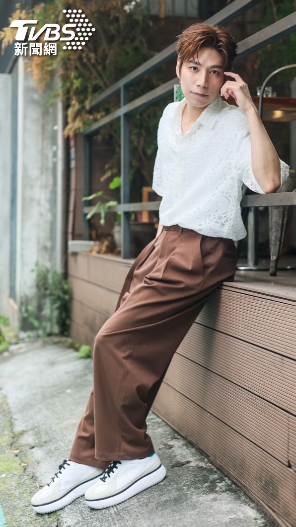 潘裕文談到女友有著訴不進的寵愛。(圖/趙世平攝)