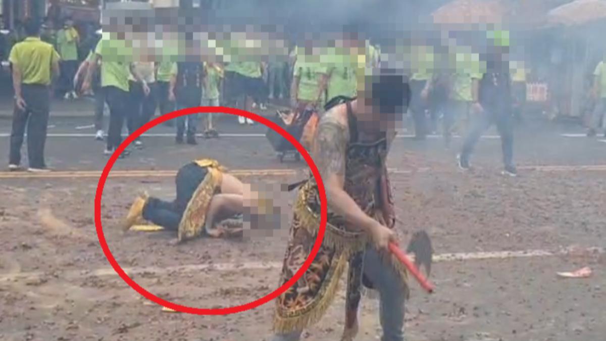 廖大乙分析,李男很可能是被「邪靈」附身,才會在廟前離奇身亡。(圖/民眾提供)