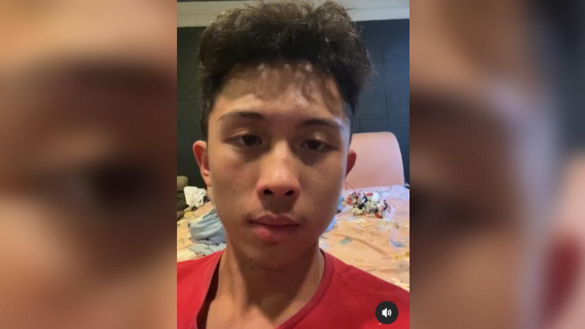 孫安佐控爸爸孫鵬餵符水。（圖／翻攝自孫安佐IG）