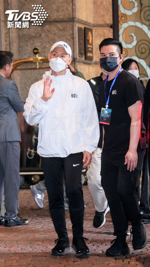 張學友明天會返回香港休息。(圖/趙世平攝)