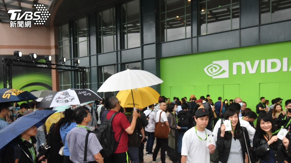 黃仁勳旋風襲台中,東海大學Watch Party遭秒殺。圖為台大演講會現場(圖/胡瑞麒攝)