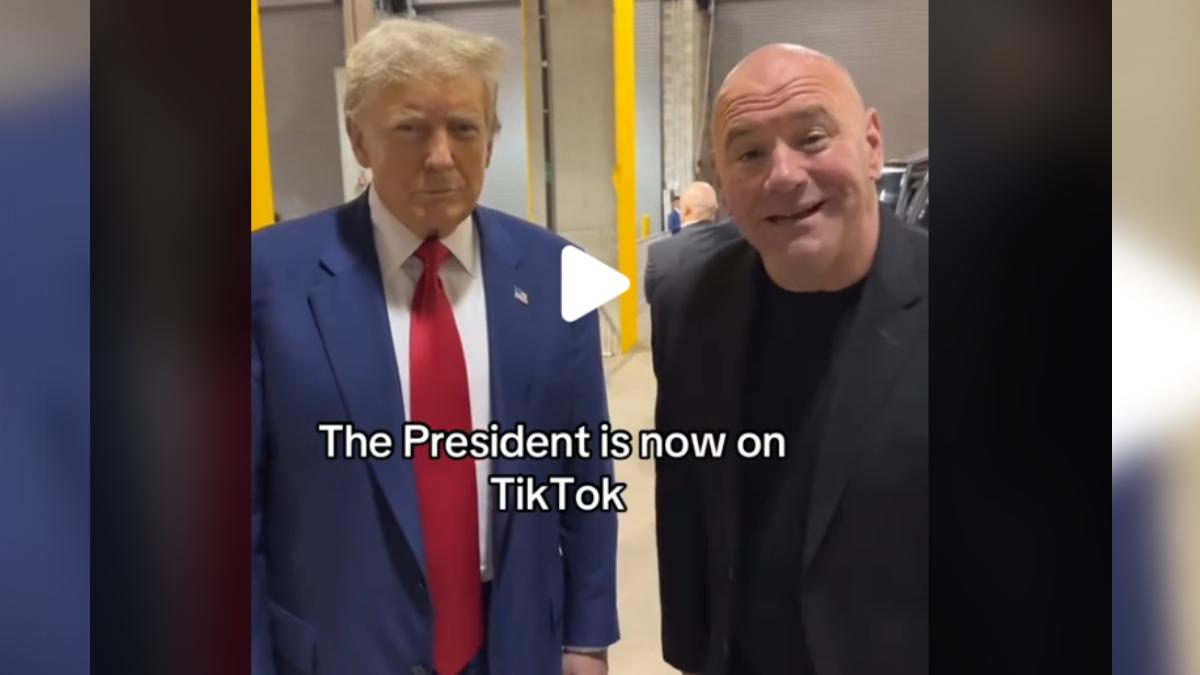 曾在執政期間揚言封殺TikTok,如今川普卻在提名前選擇「加入」。(圖/翻攝自TikTok realdonaldtrump)