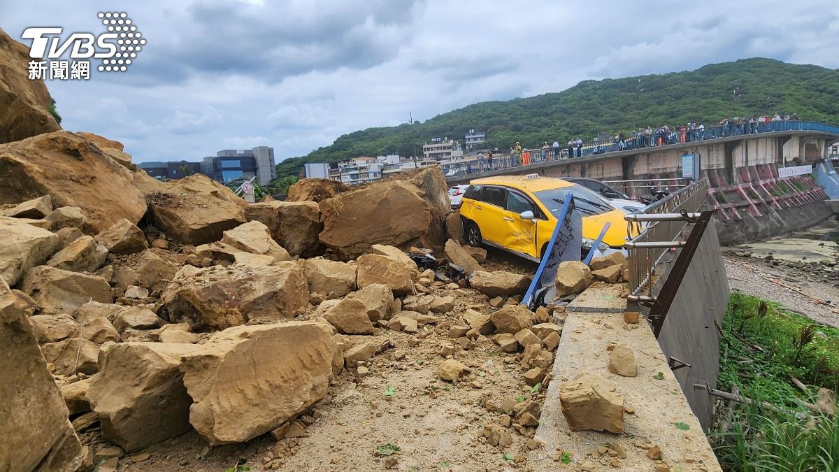 地震釀基隆山崩?專家分析「大雨、風化」成關鍵 空拍畫面曝