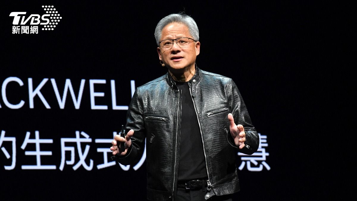 黃仁勳30歲時創立輝達（NVIDIA）。（圖／TVBS 胡瑞麒 攝）