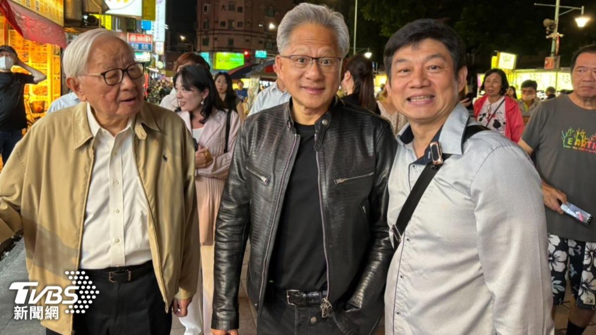 黃仁勳分享，創造「工作娛樂價值」與「心腦並用」都是成功企業家特質。（圖／TVBS）