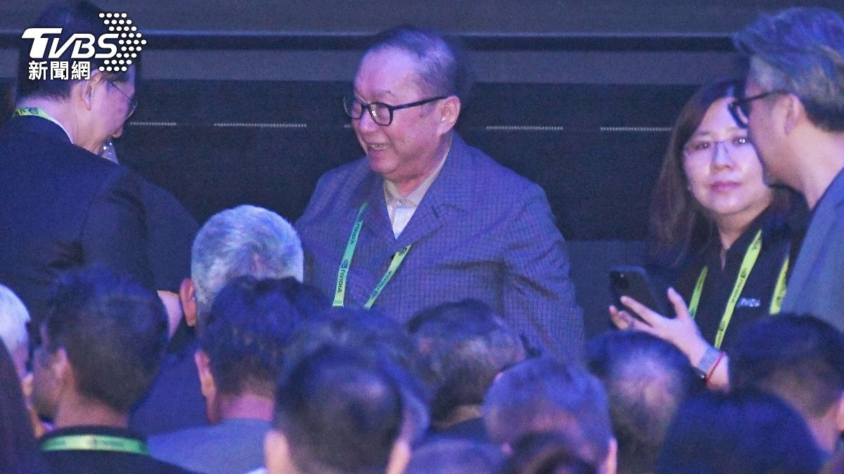 廣達董事長林百里也到場聽演講。(圖/胡瑞麒攝)