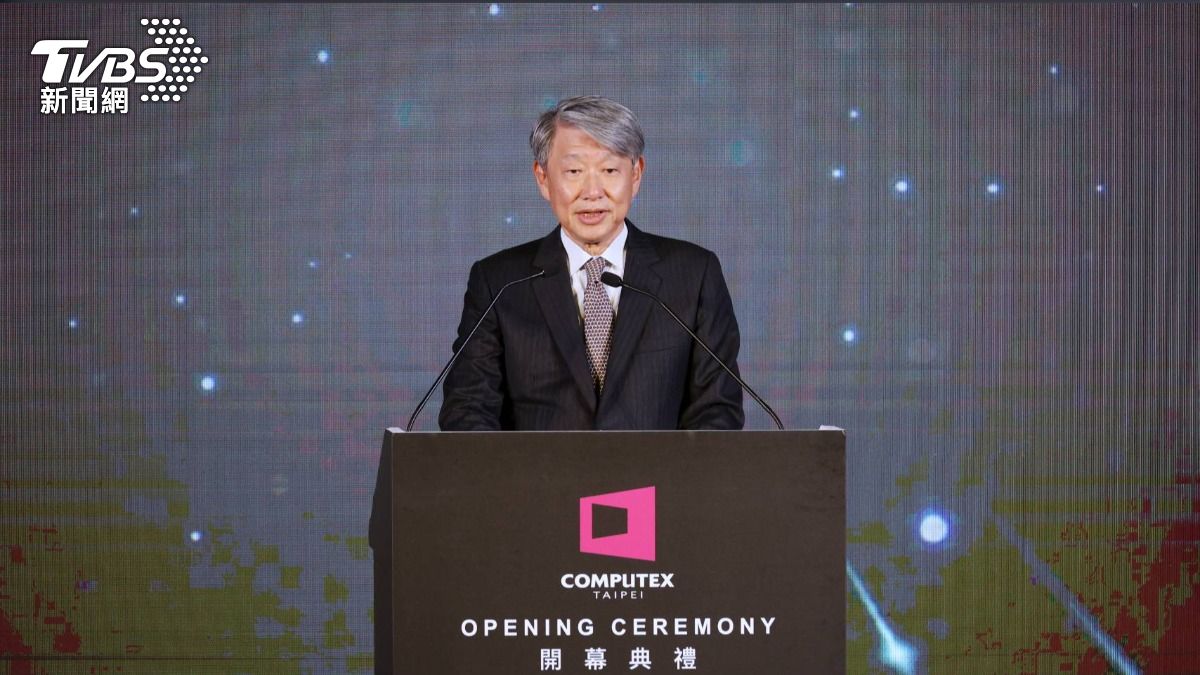 經濟部長郭智輝今(4)日參與COMPUTEX開幕。(圖/葉志明攝)