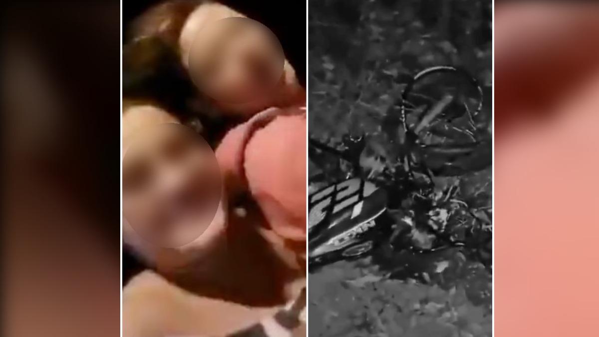 沒戴安全帽！妙齡女「騎車狂飆嗨自拍」　下秒慘撞樹雙雙送命