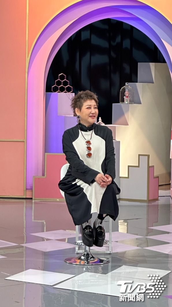 藍心湄今錄製《女人我最大》。（圖／黃盈容攝）