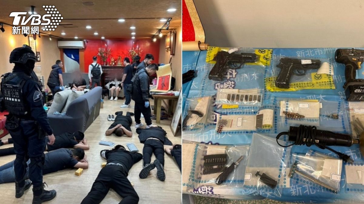 隨時要火拼！竹聯幫堂口被抄…「兵器庫」全沒了