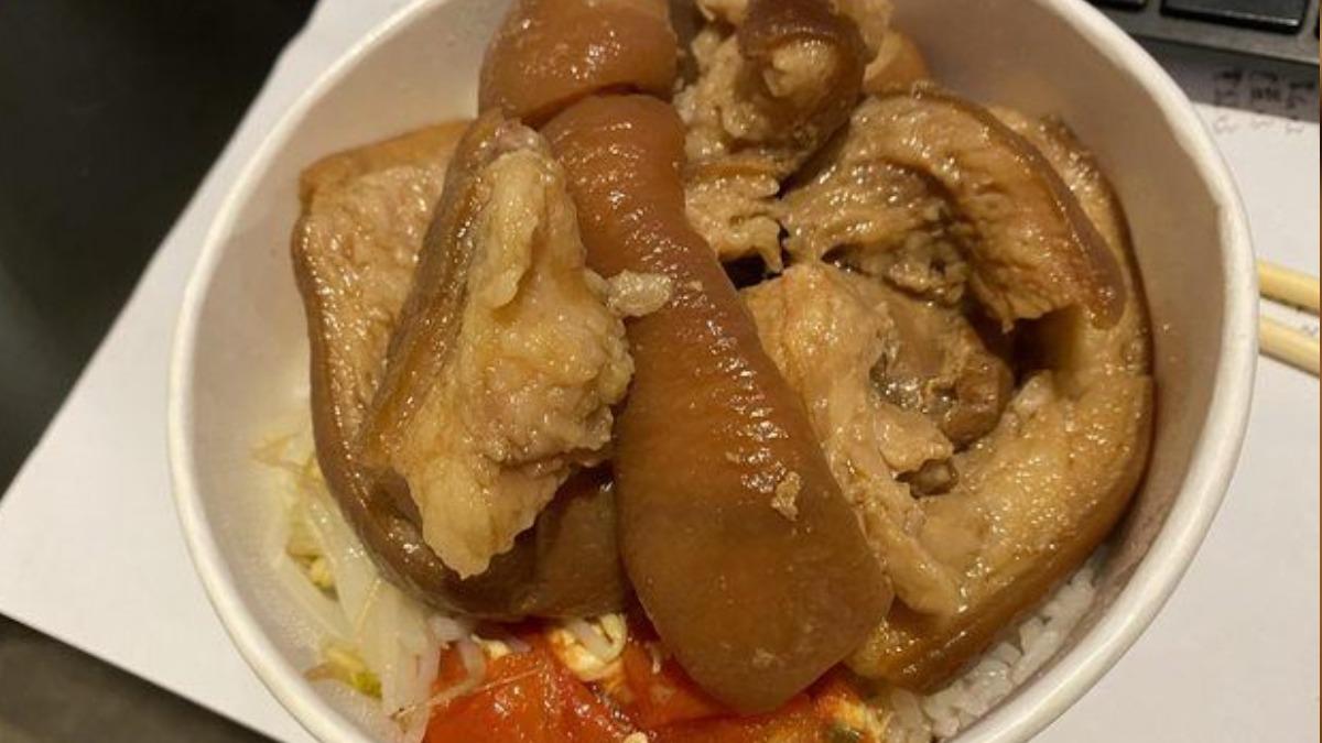 全是肥肉!他點「腿庫皮便當」打開嚇壞 網揭1好吃關鍵