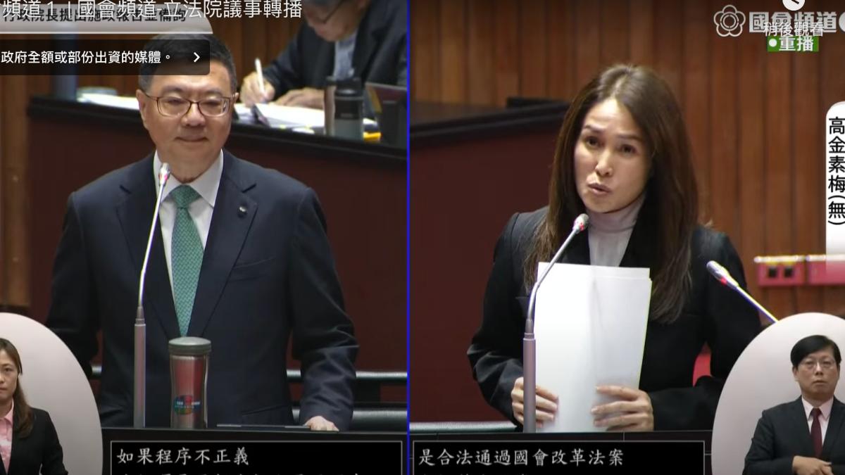 高金素梅影射賴清德是獨裁希特勒 卓榮泰舉習近平反擊