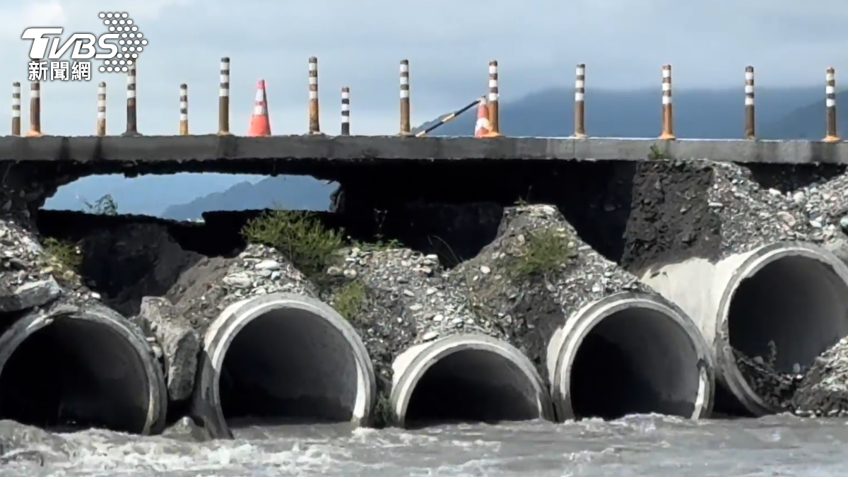 花蓮大雨不斷!玉里高寮便橋「東側被掏空」 急搶修完成開放通行