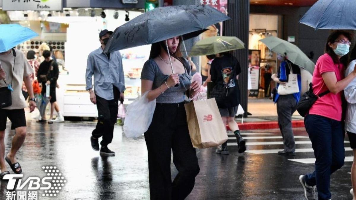 氣象署發布大雨特報。（示意圖／TVBS資料照）
