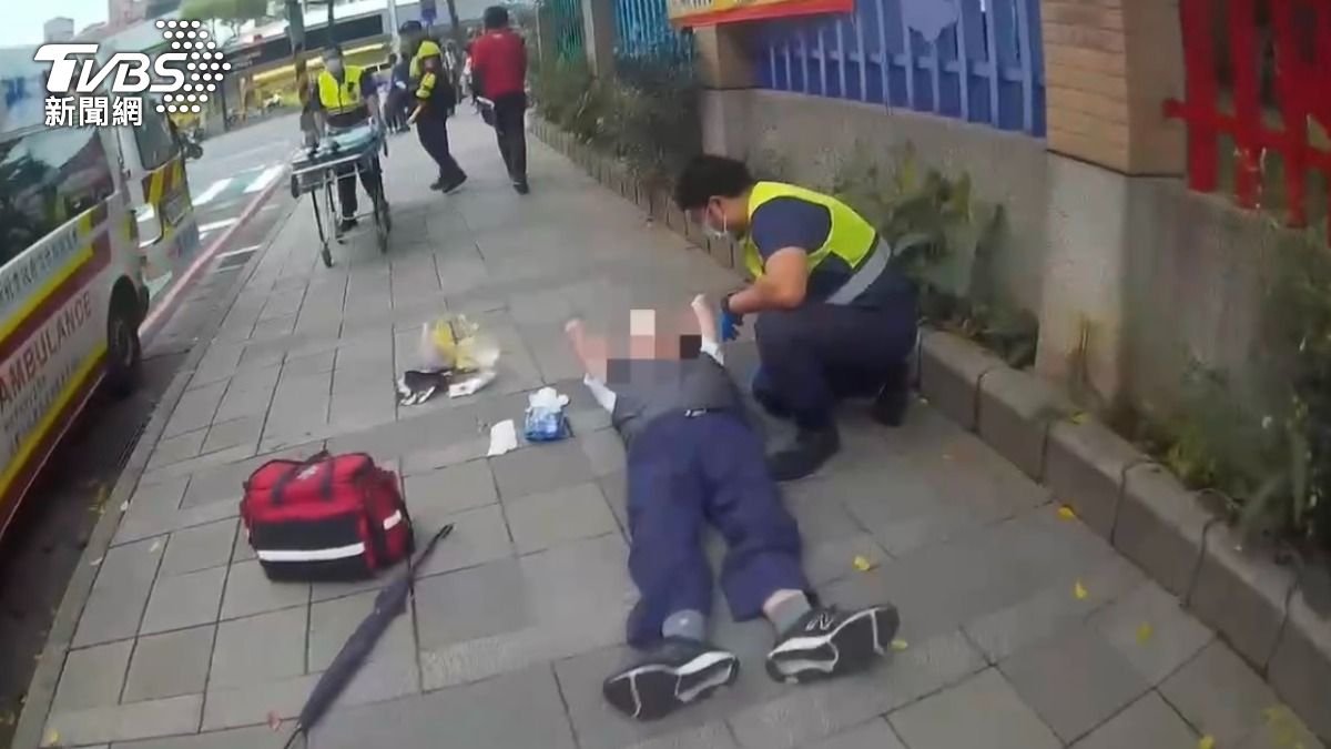 板橋9旬翁自摔腦出血 意識不清又無證件護理師大讚2警幫尋家屬
