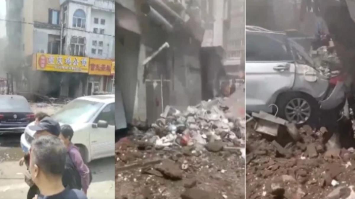 疑煤氣爆炸!哈爾濱餐廳門窗崩飛多人傷 同地兩周炸死3人