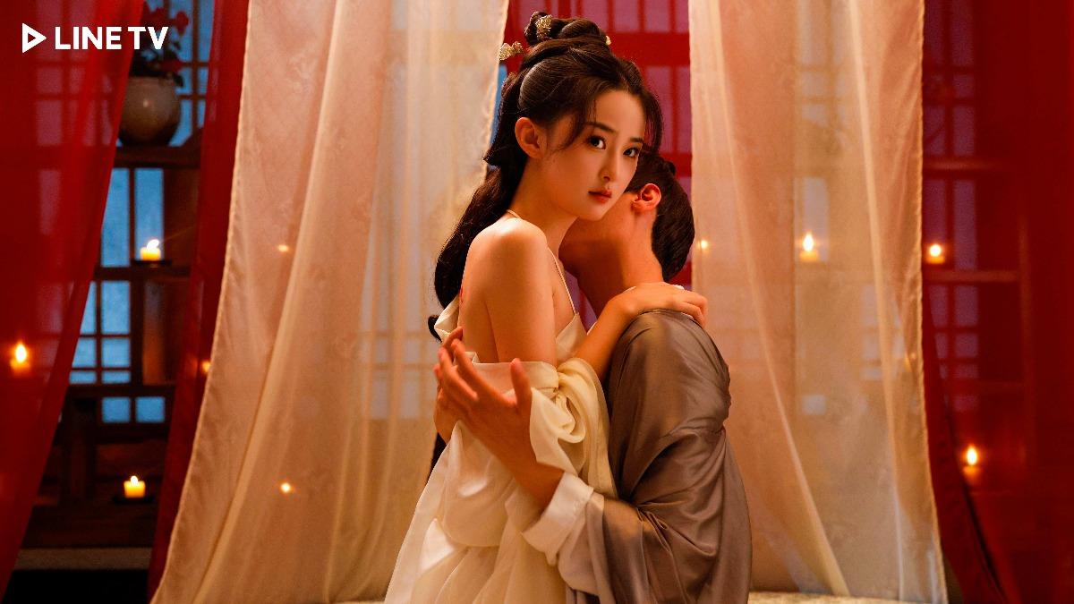 《美人謀》邵羽柒(左)是劉亦菲學妹。(圖/LINE TV提供)