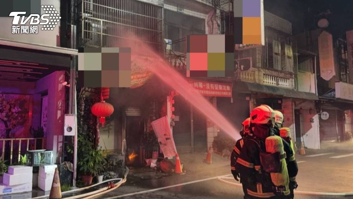 暗夜惡火!桃園養生館突竄火煙 8民眾受困被救出