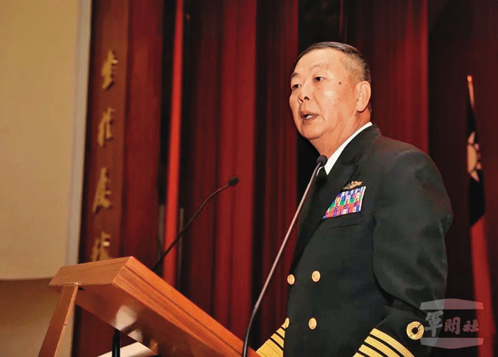 潛艦國造召集人黃曙光去年11月遭徐巧芯與吳子嘉指涉賣台並提告。(圖/軍聞社)