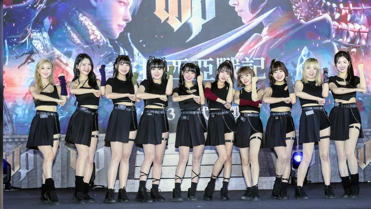 啦啦隊女孩們。(圖/趙世平攝)