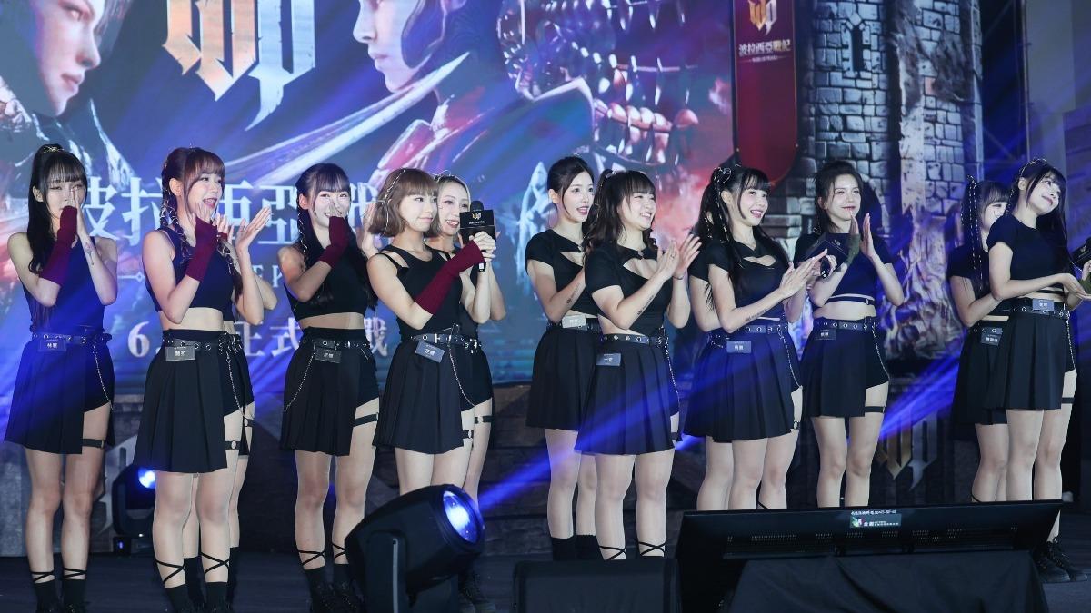 啦啦隊女孩們。(圖/趙世平攝)
