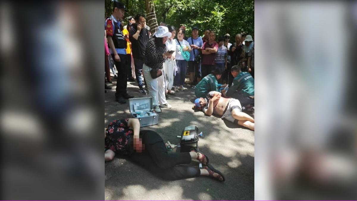走路碰撞憤而行兇!公園砍傷4名美籍教師 陸警稱「嫌犯已抓獲」