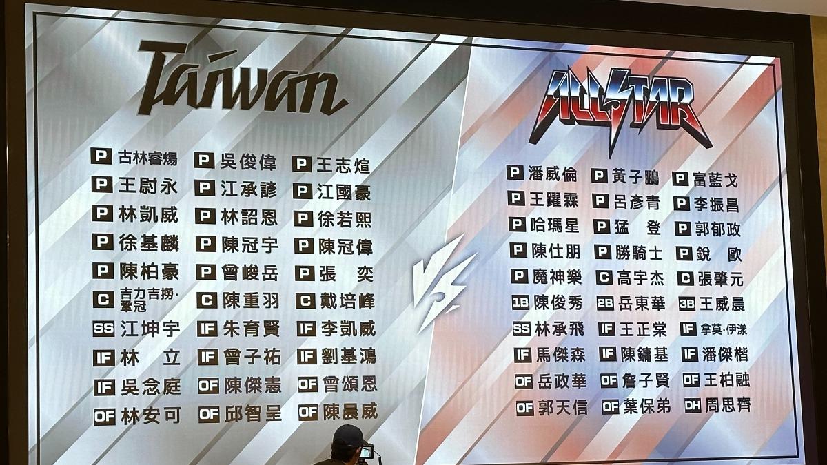 中職/明星隊vs12強中華隊 完整名單、售票時間出爐