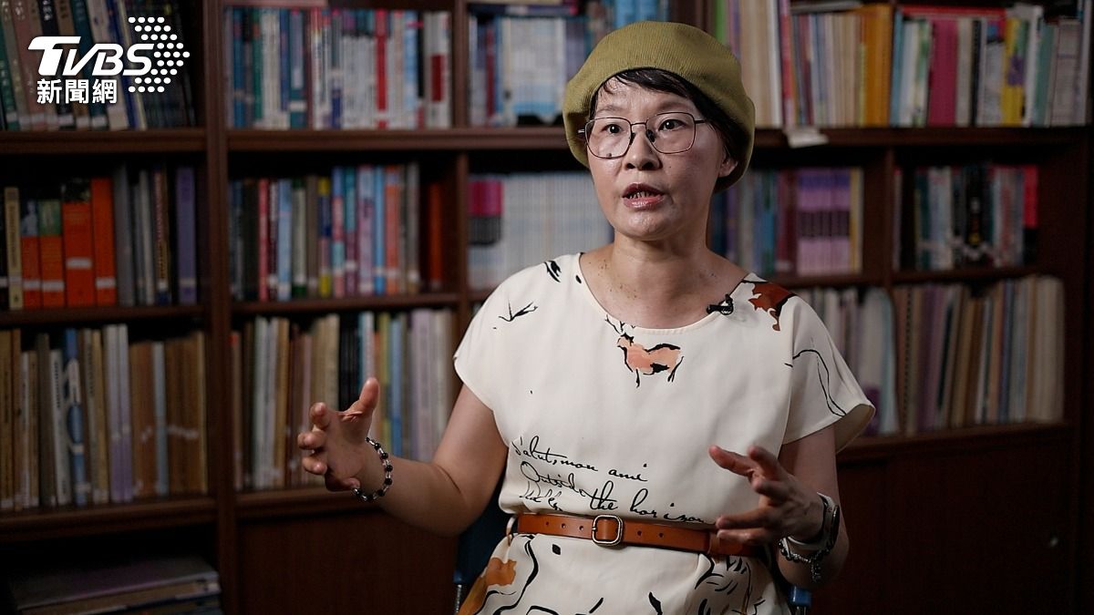 台灣女人連線理事長林綠紅。(圖/葉志明攝)