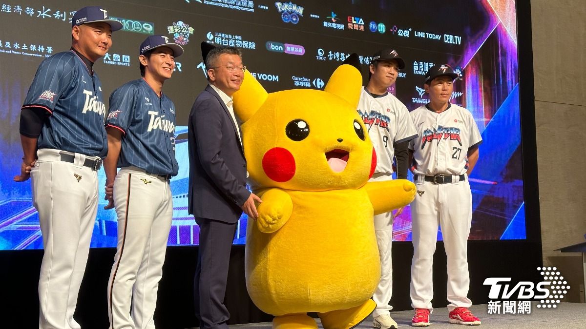 今年明星賽和寶可夢合作,吸引球迷進場。(圖/張良瑜攝)