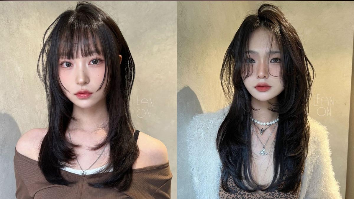 甜美女孩很適合這款顯臉小的瀏海。（圖／翻攝自IG@lean.on_yejin）