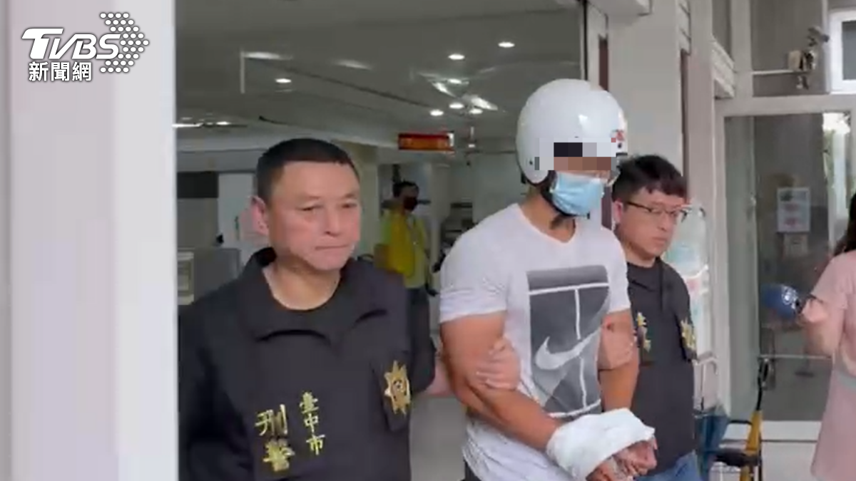 林男被依涉嫌毀損罪移送法辦。(圖/TVBS)