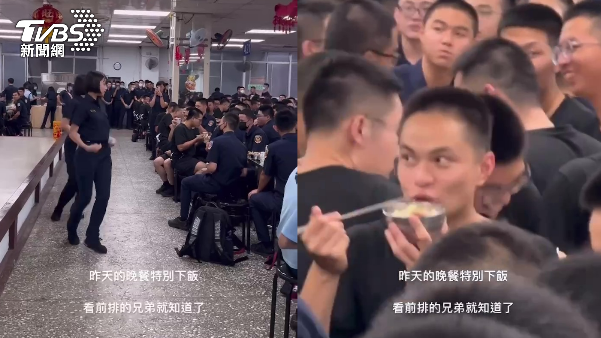 拍攝影片的學長寫下晚餐特別下飯。(圖/TVBS)