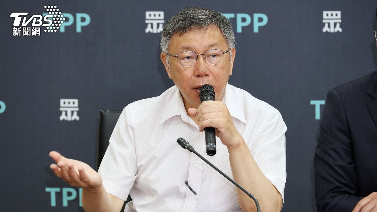 柯文哲認為，電視辯論是最便宜又不浪費社會資源的方法。（圖／葉志明攝）