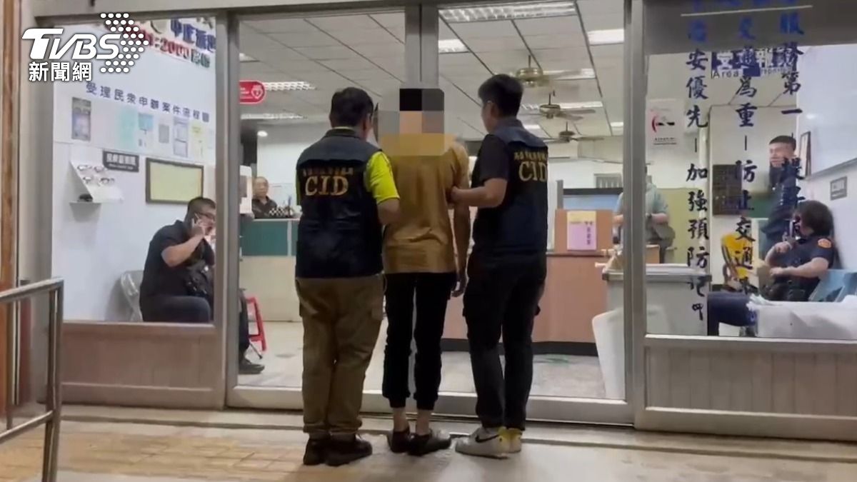 專案小組追至嘉義，逮捕到34歲蔡嫌。（圖／TVBS）