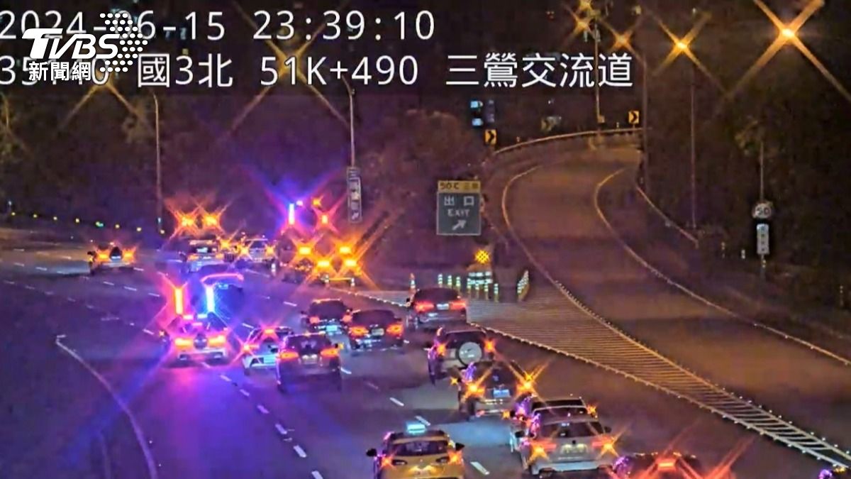 國3死亡事故！8旬翁誤闖三鶯交流道　內側車道步行遭撞慘死