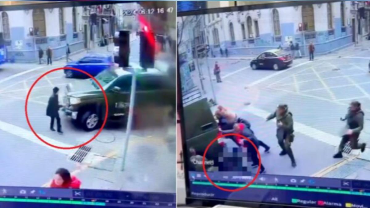 有片/軍車加速輾倒老婦「倒車再輾」 路人組肉盾攔阻救不了她